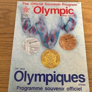 Official Souvenir Program 1988 Calgary Winter Olympics